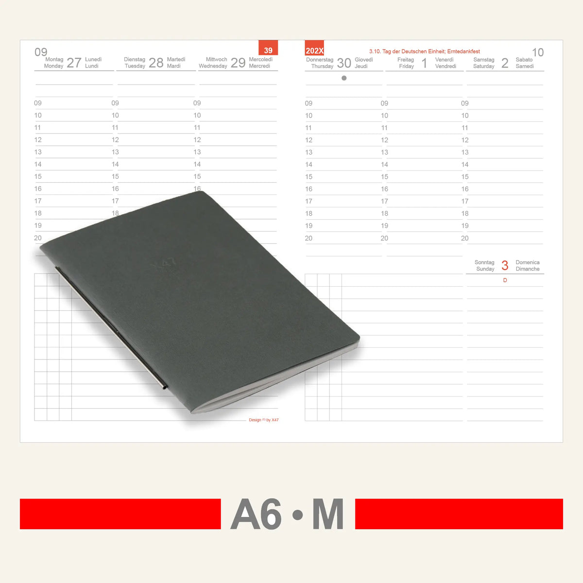 A6 Einlagen - Kalender
