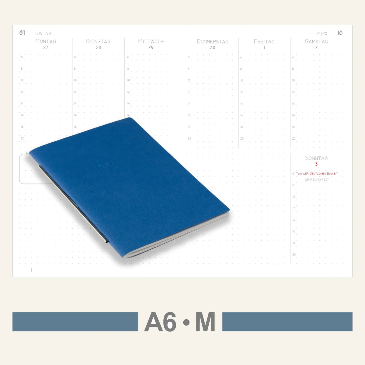 A6 Einlagen - Kalender
