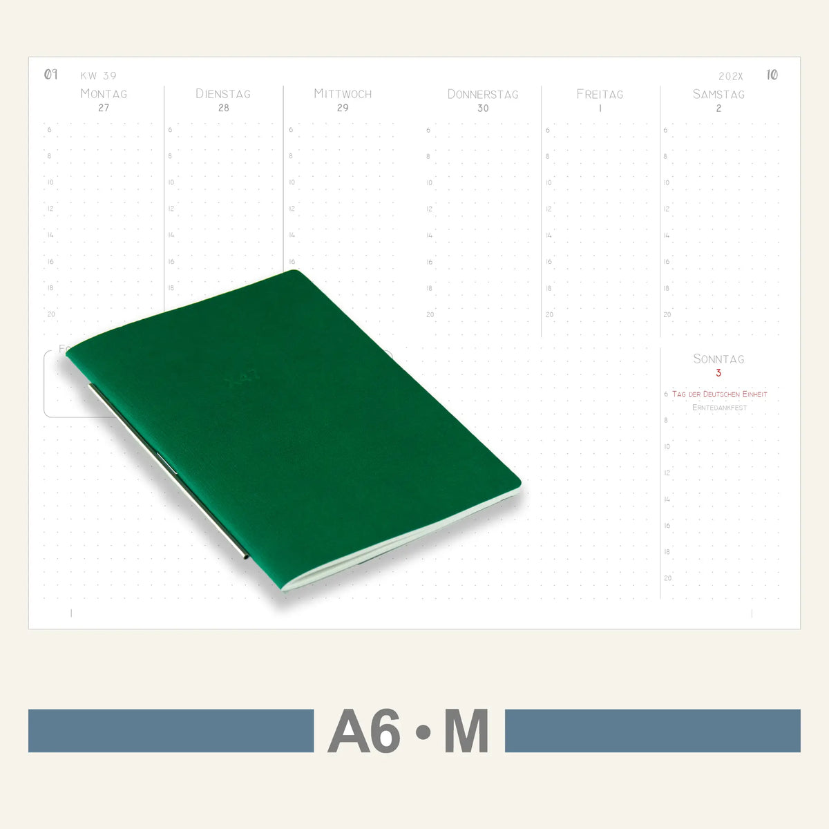 A6 Einlagen - Kalender