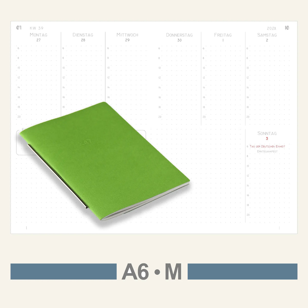 A6 Einlagen - Kalender