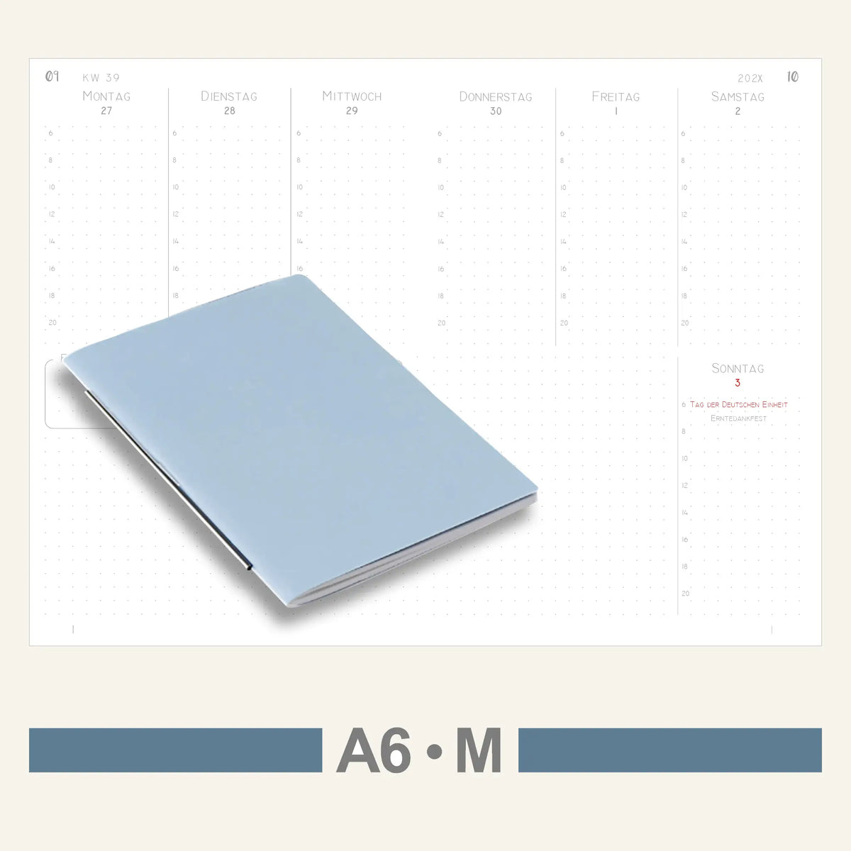 A6 Einlagen - Kalender