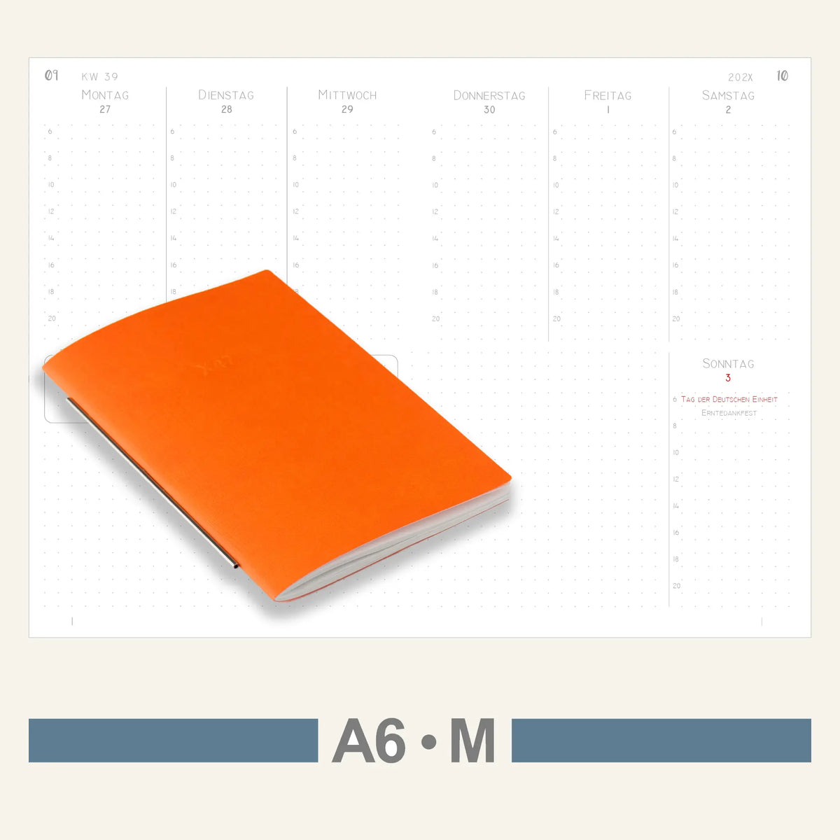 A6 Einlagen - Kalender