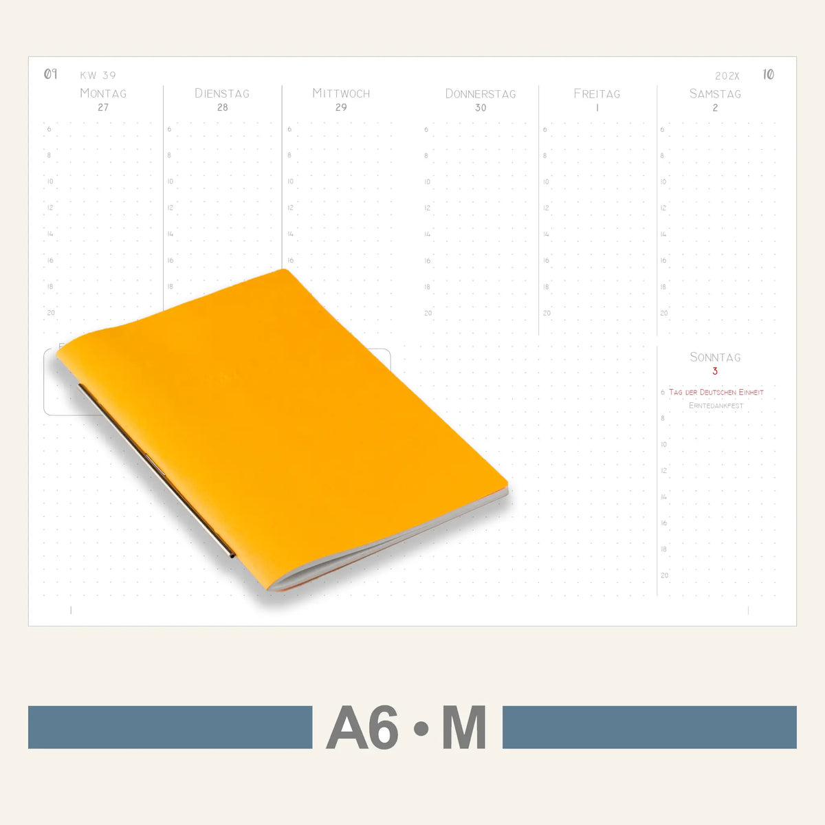 A6 Einlagen - Kalender