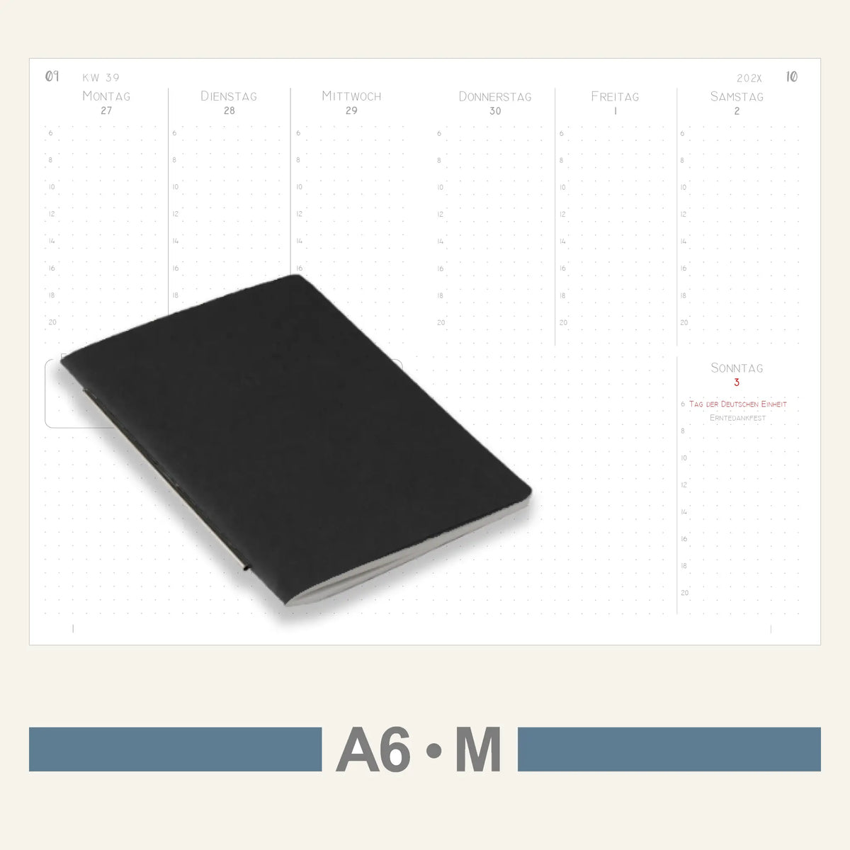 A6 Einlagen - Kalender