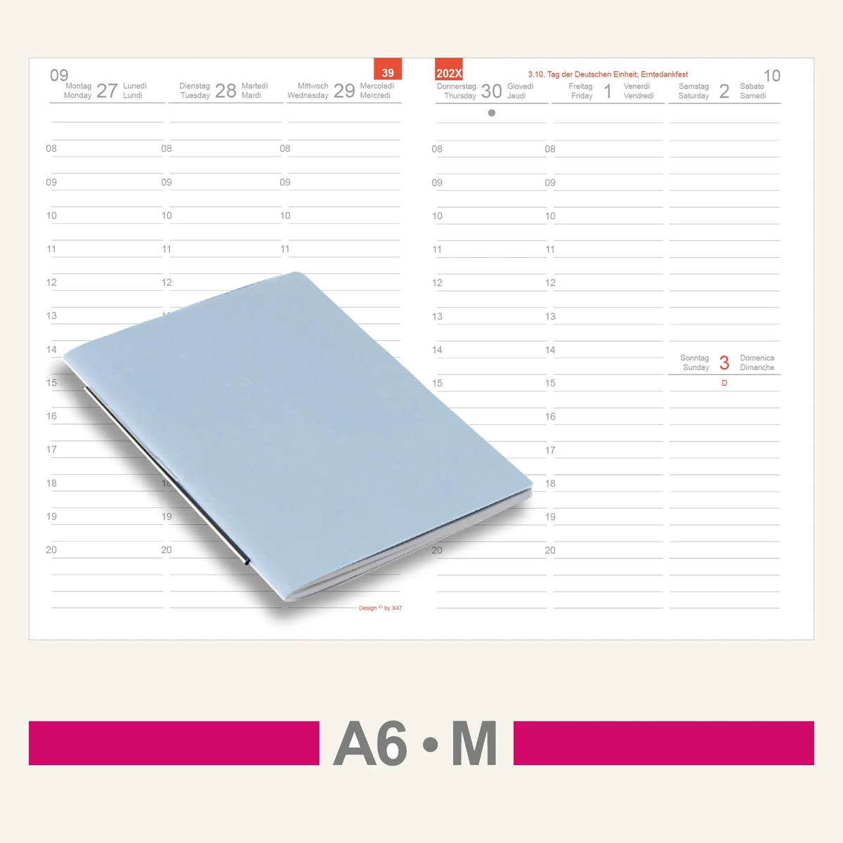 A6 Einlagen - Kalender