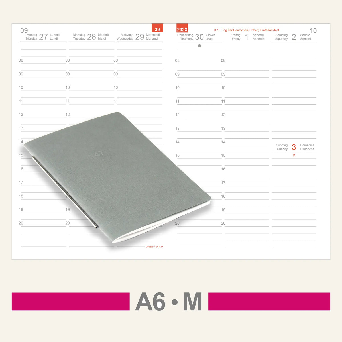 A6 Einlagen - Kalender
