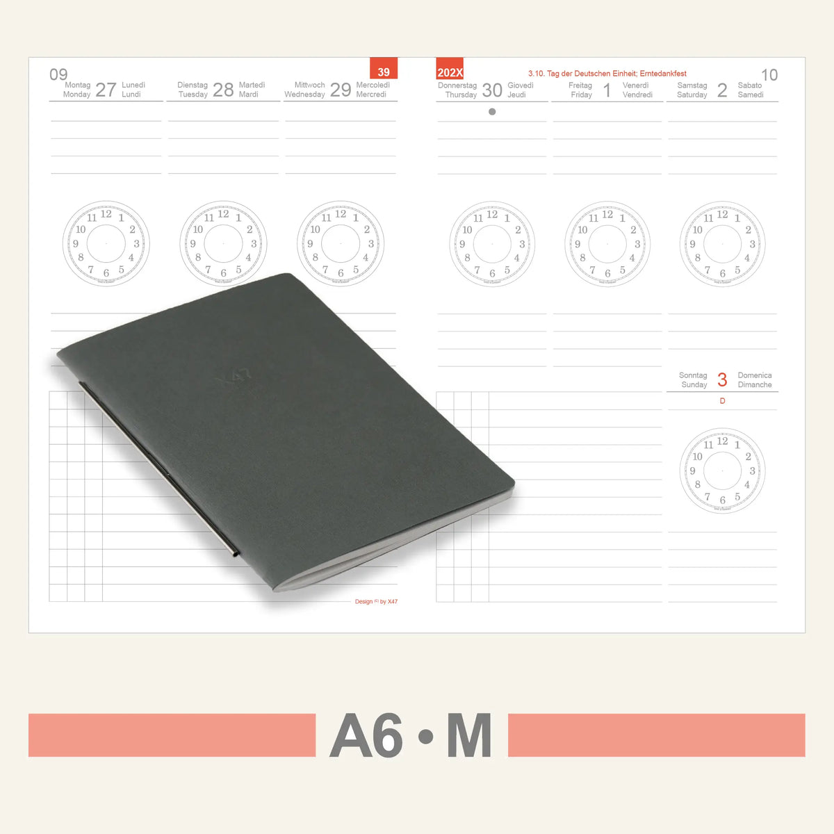 A6 Einlagen - Kalender