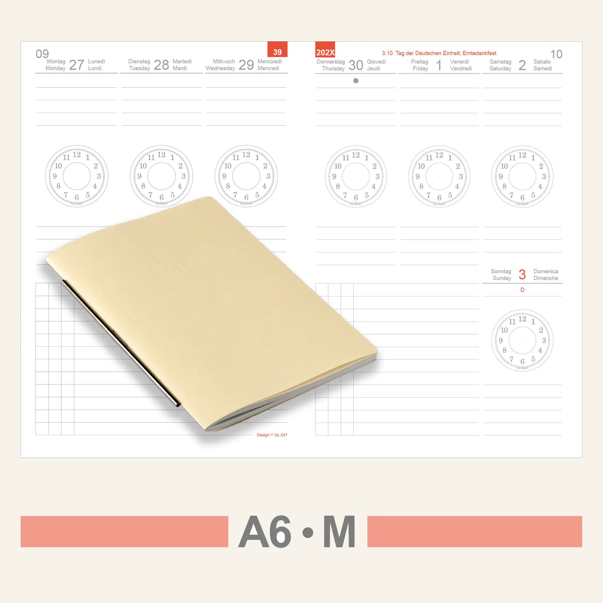 A6 Einlagen - Kalender