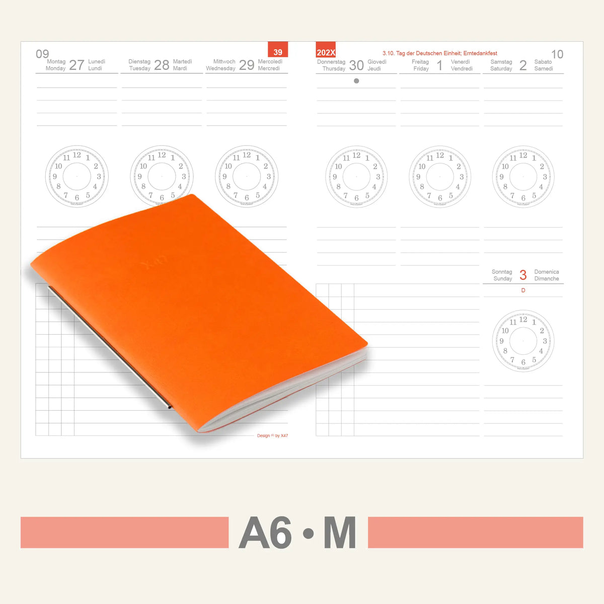 A6 Einlagen - Kalender