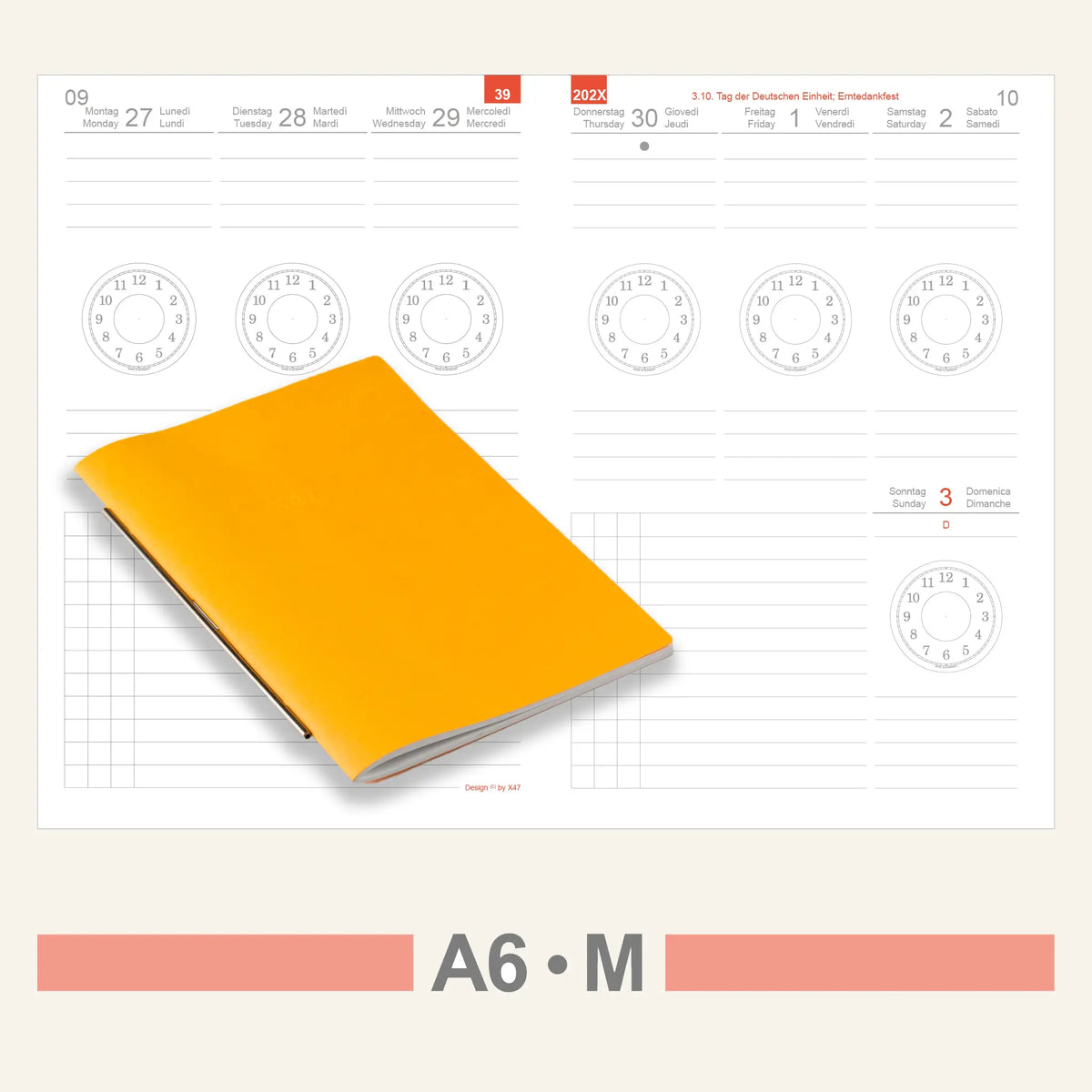 A6 Einlagen - Kalender