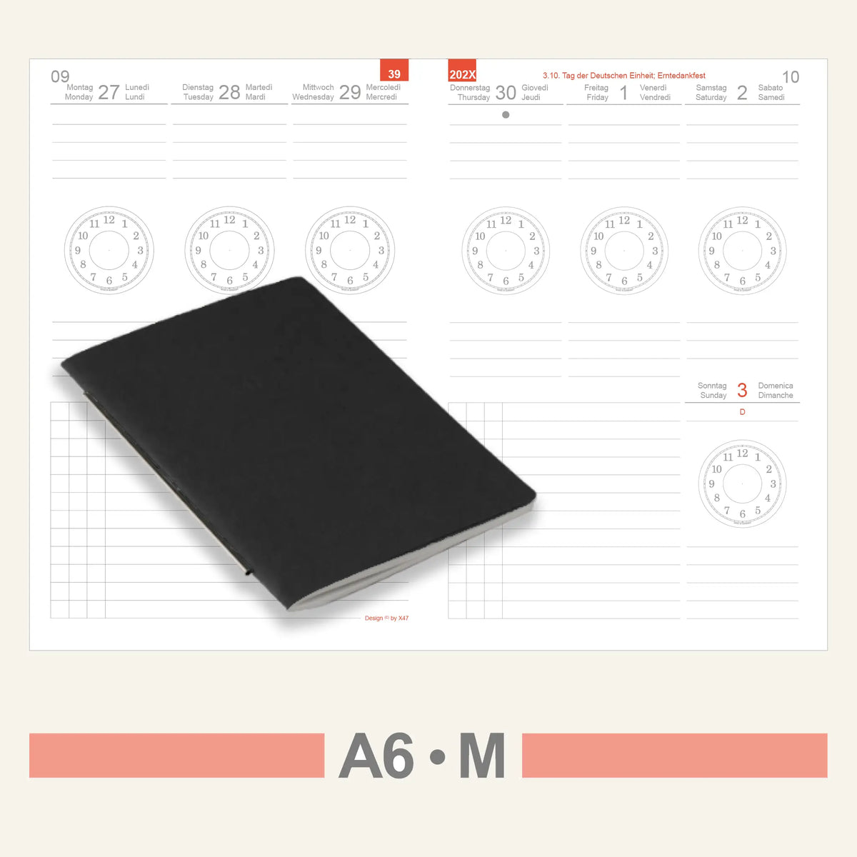 A6 Einlagen - Kalender