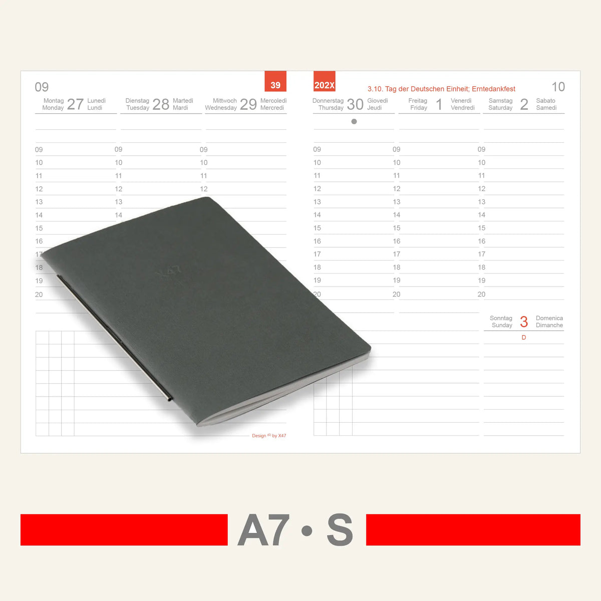 A7 Einlagen - Kalender