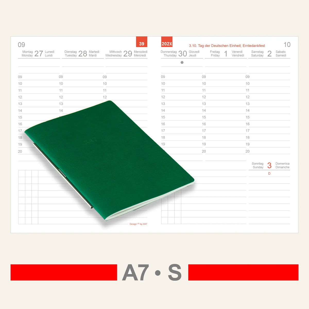 A7 Einlagen - Kalender