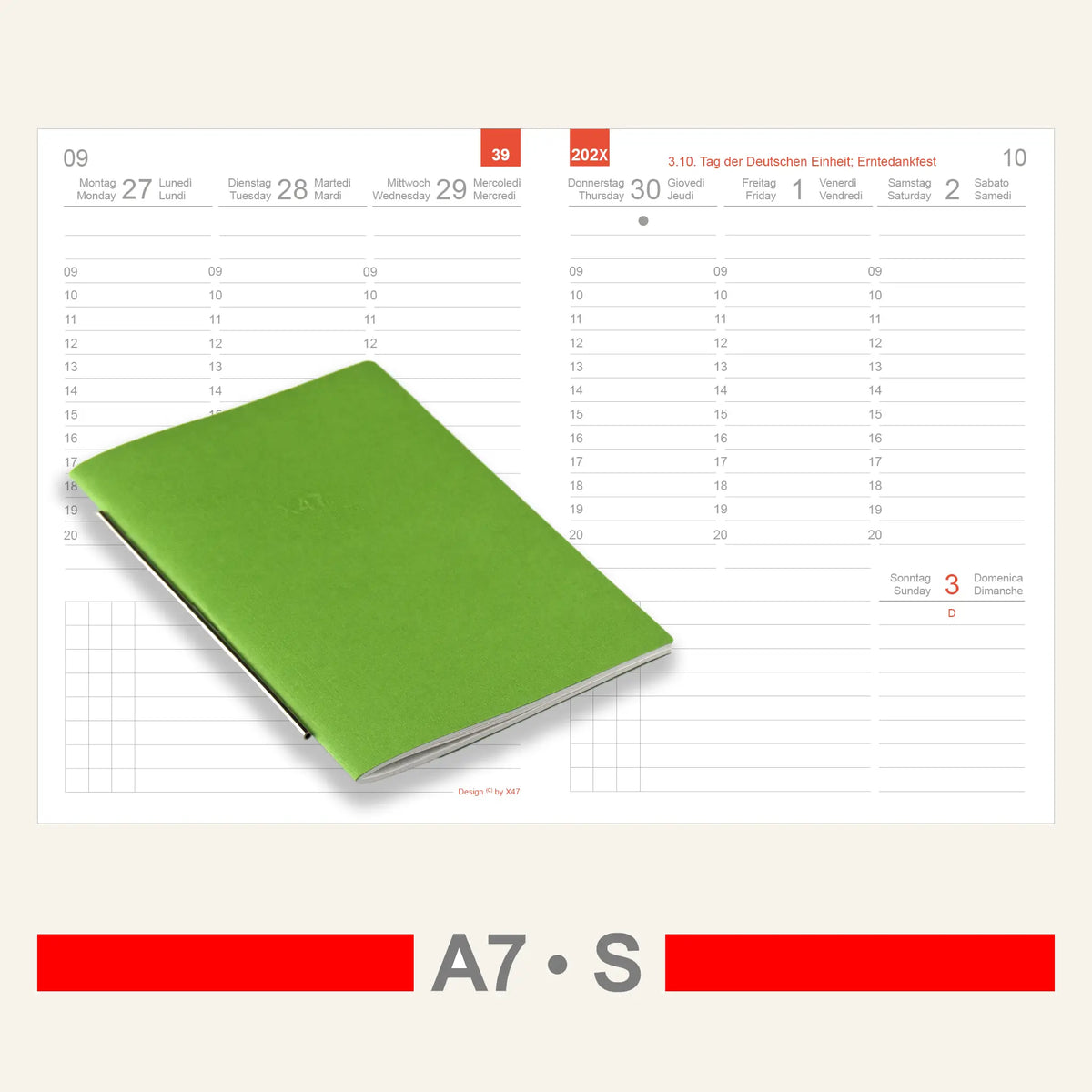 A7 Einlagen - Kalender