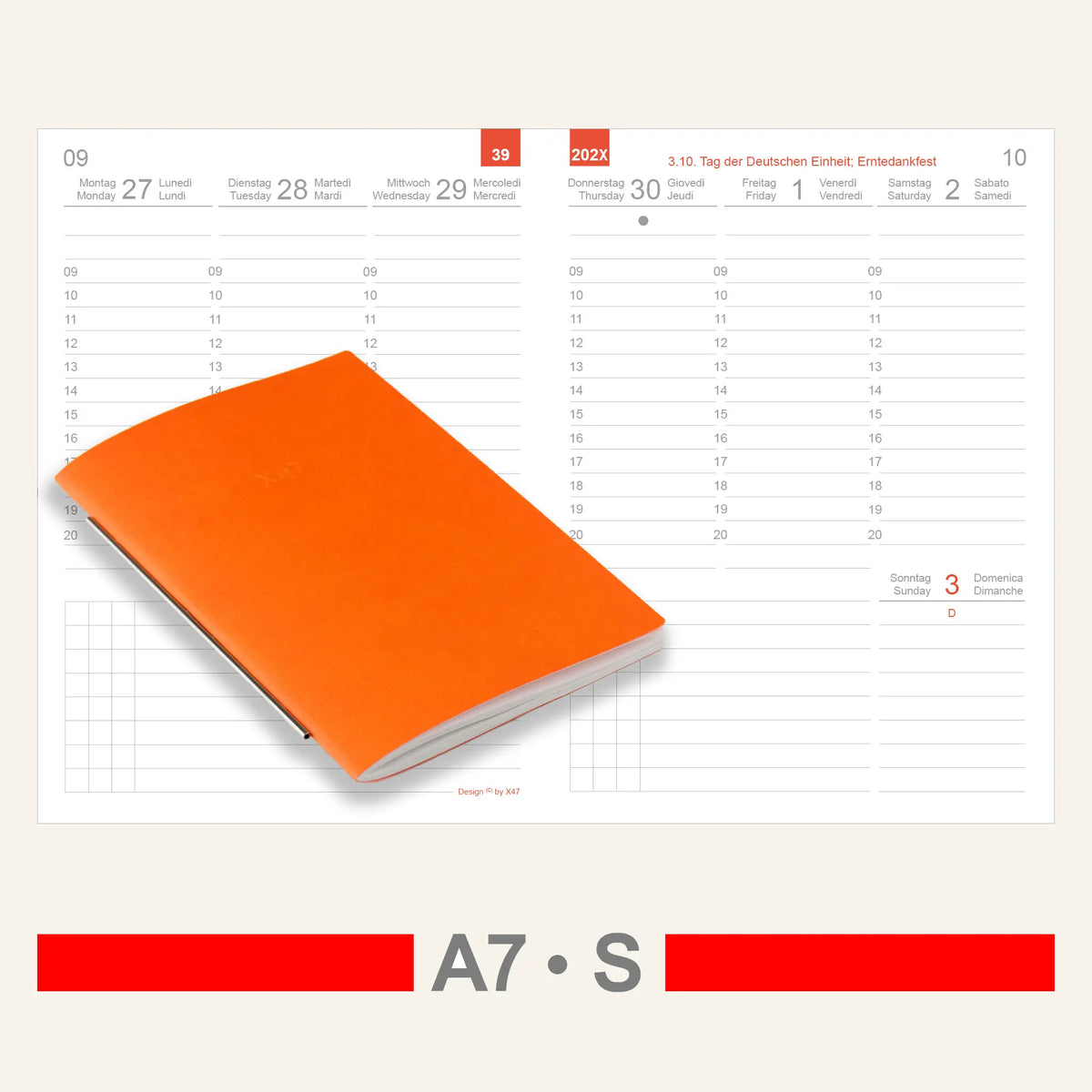A7 Einlagen - Kalender