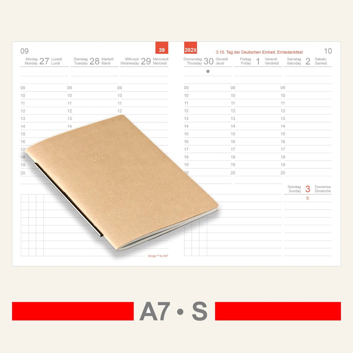 A7 Einlagen - Kalender