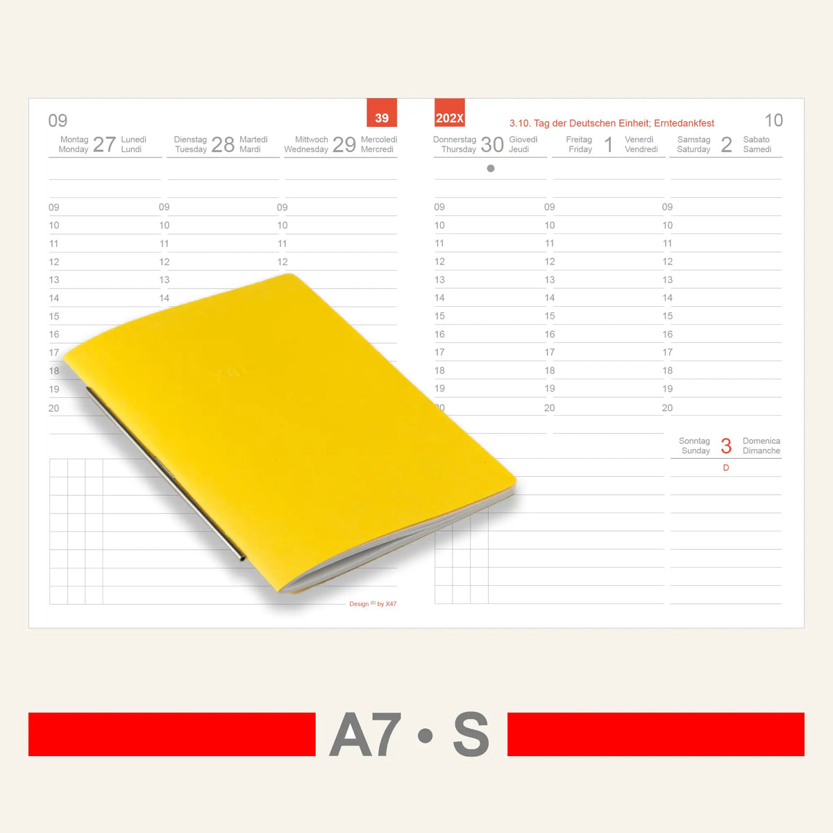 A7 Einlagen - Kalender