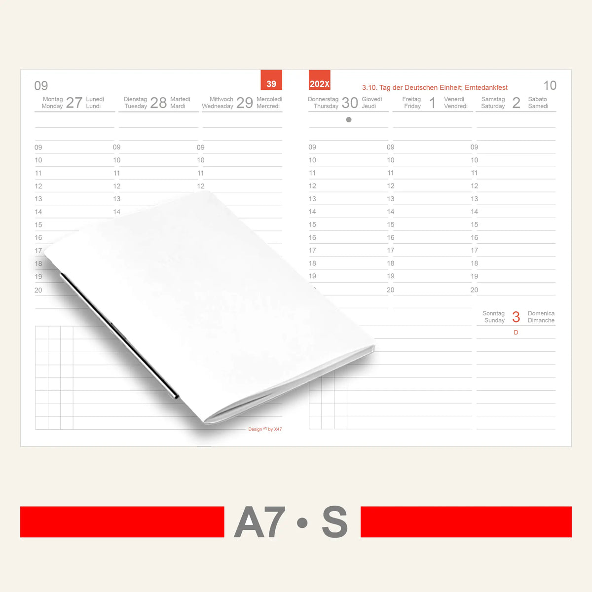 A7 Einlagen - Kalender
