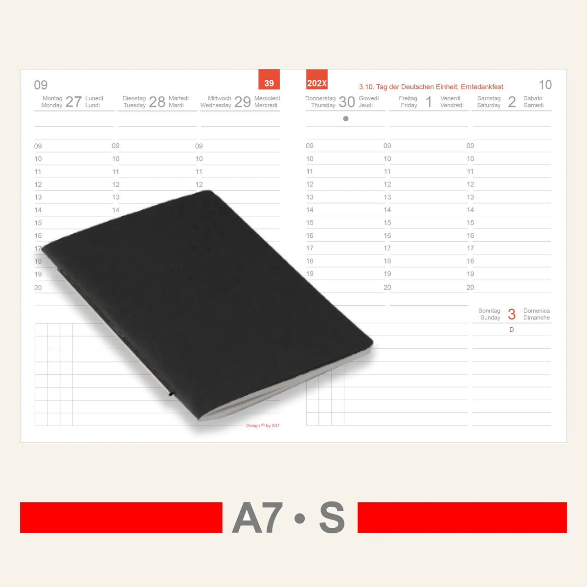A7 Einlagen - Kalender