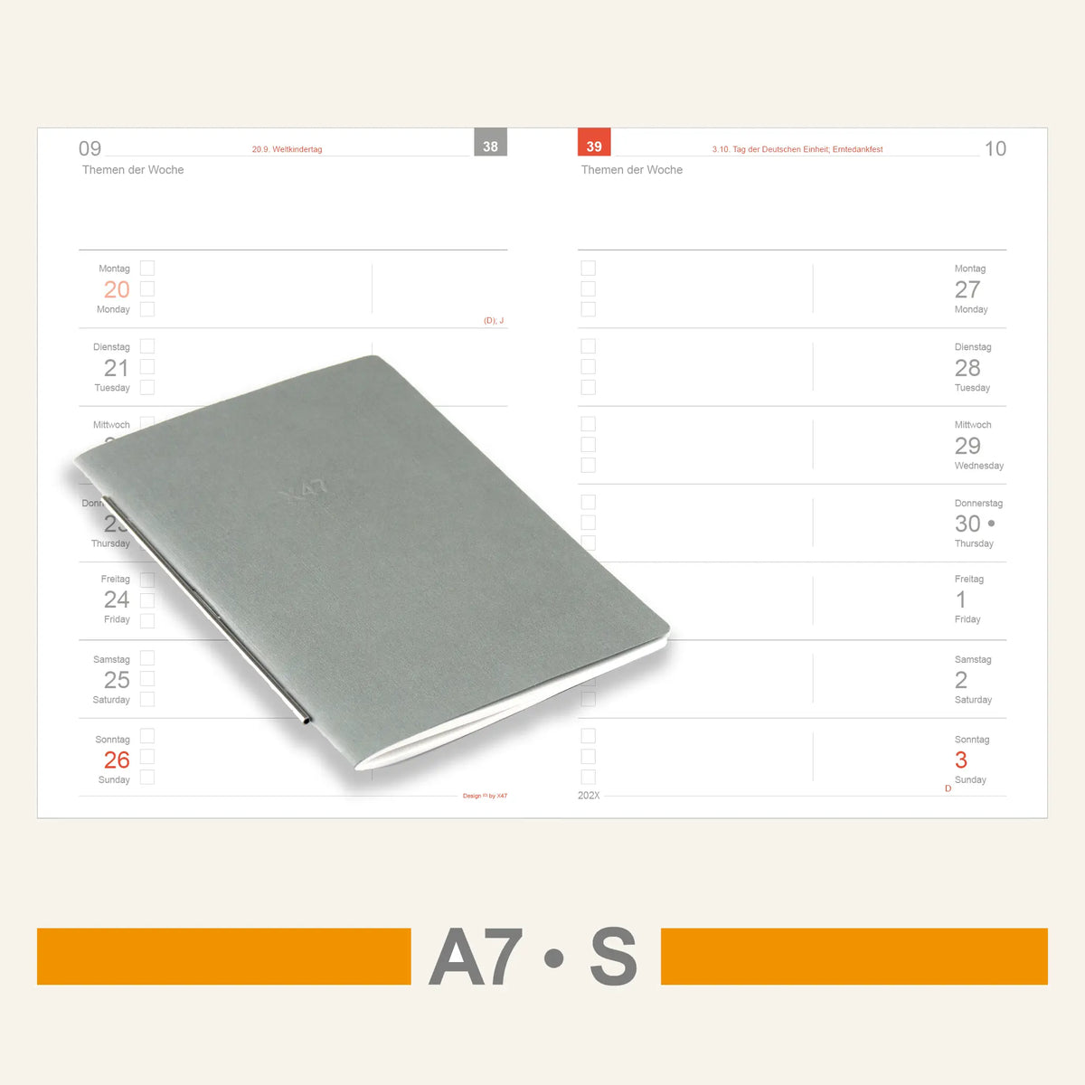 A7 Einlagen - Kalender