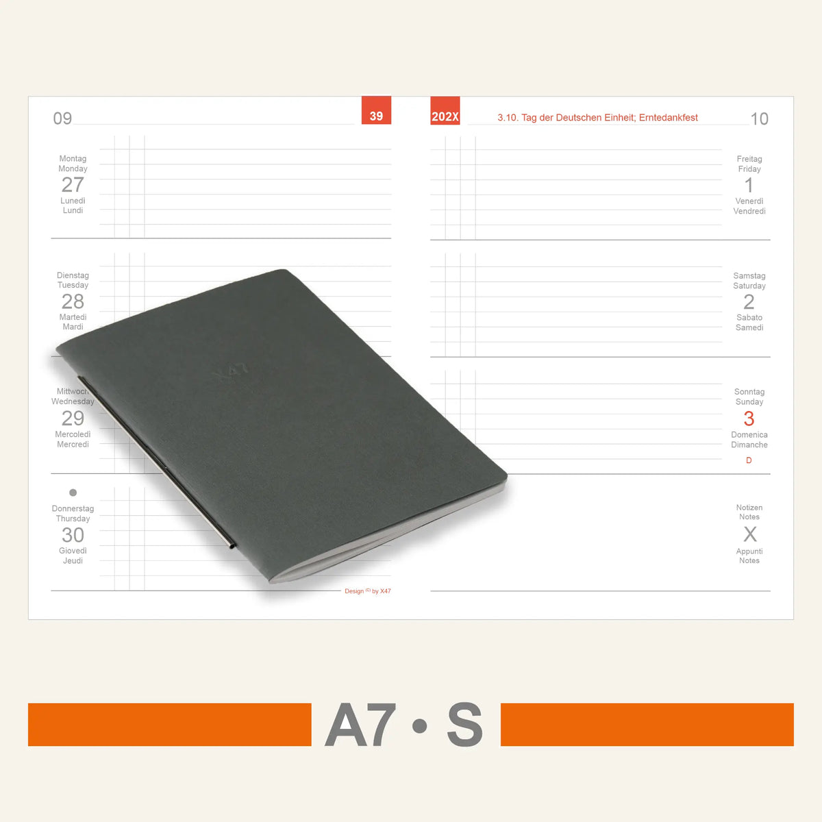 A7 Einlagen - Kalender
