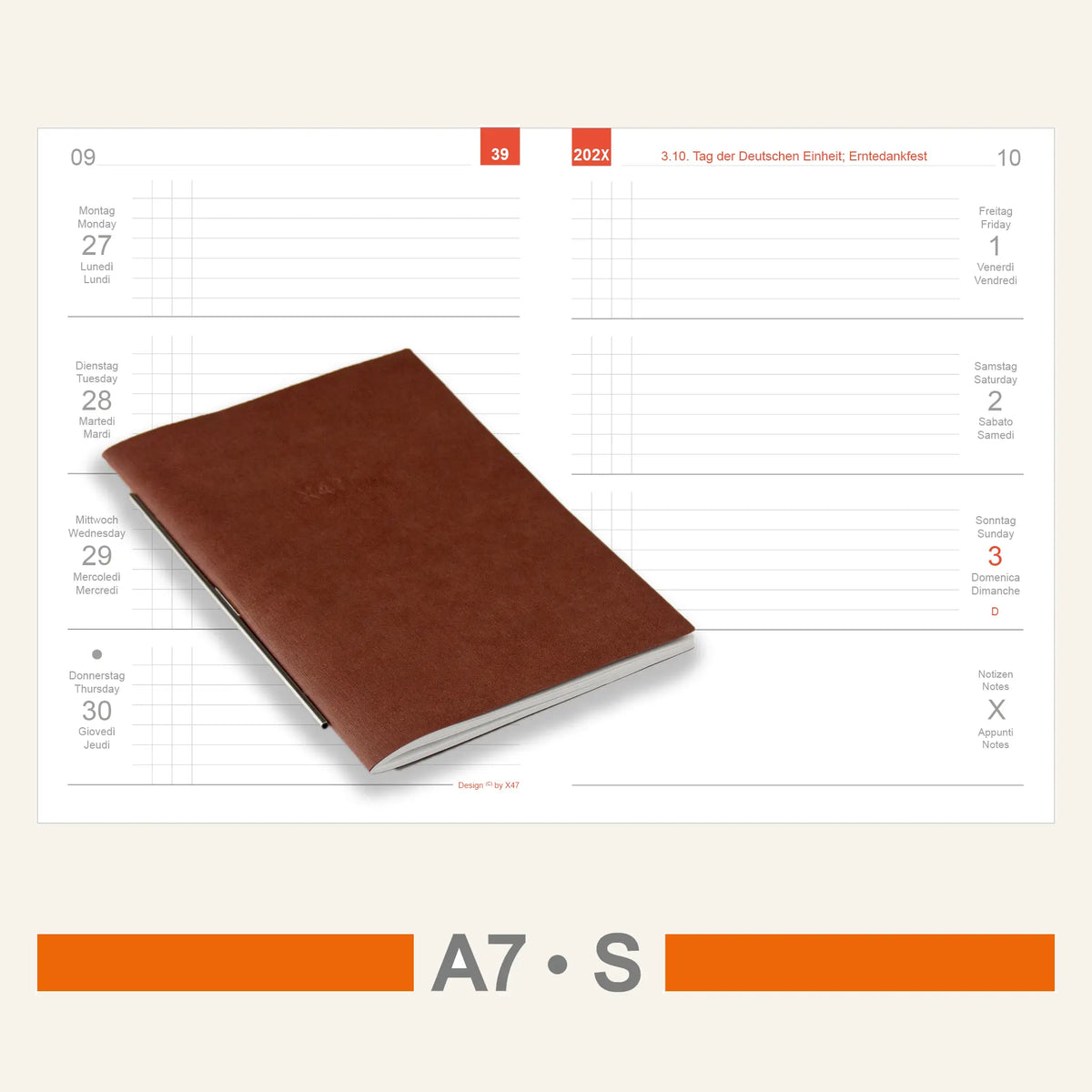 A7 Einlagen - Kalender