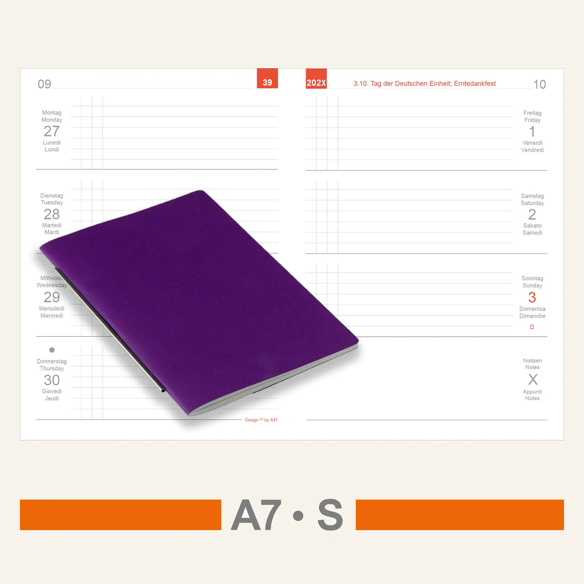 A7 Einlagen - Kalender