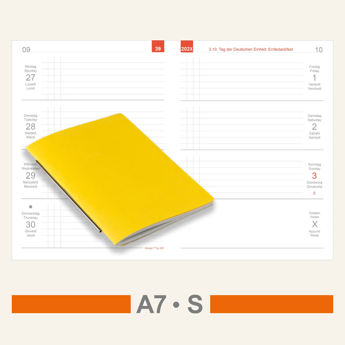 A7 Einlagen - Kalender