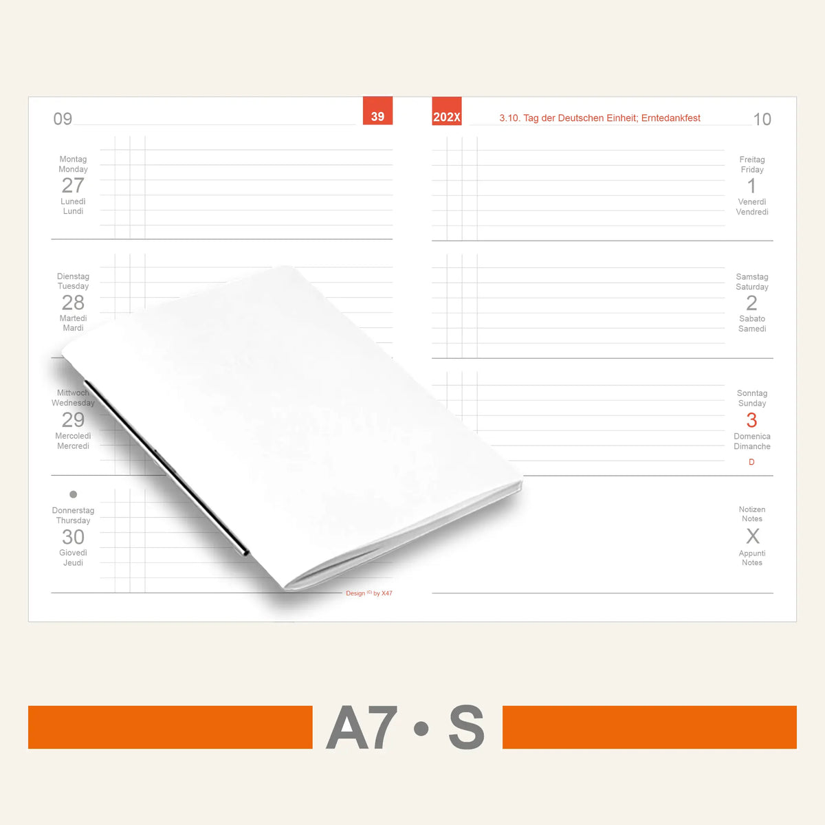 A7 Einlagen - Kalender