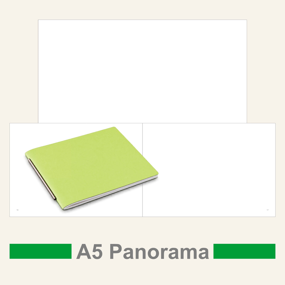 A5 Panorama Einlagen - Notizen