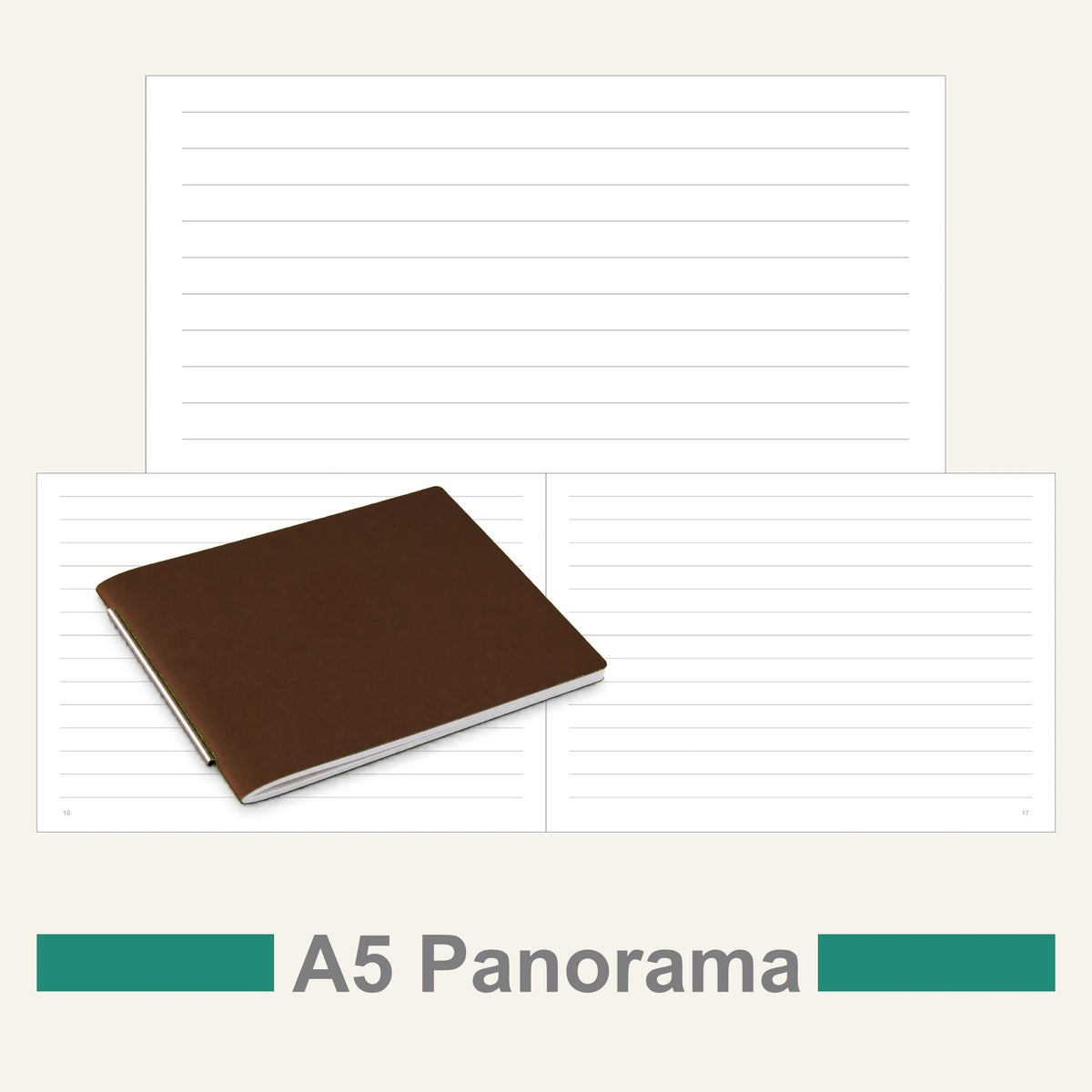 A5 Panorama Einlagen - Notizen
