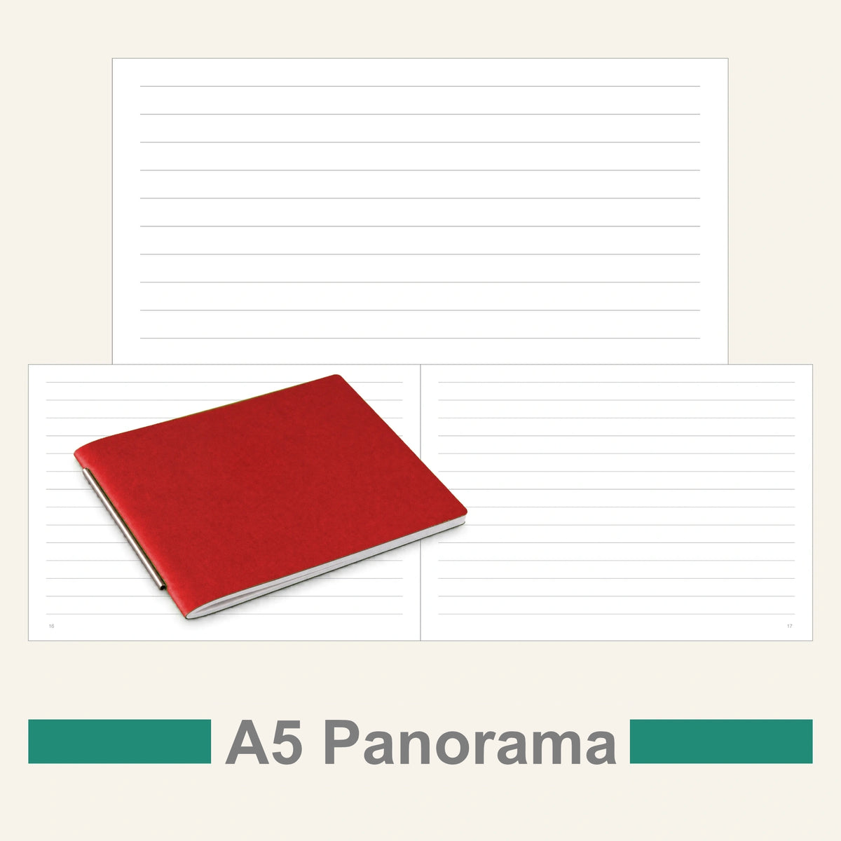 A5 Panorama Einlagen - Notizen