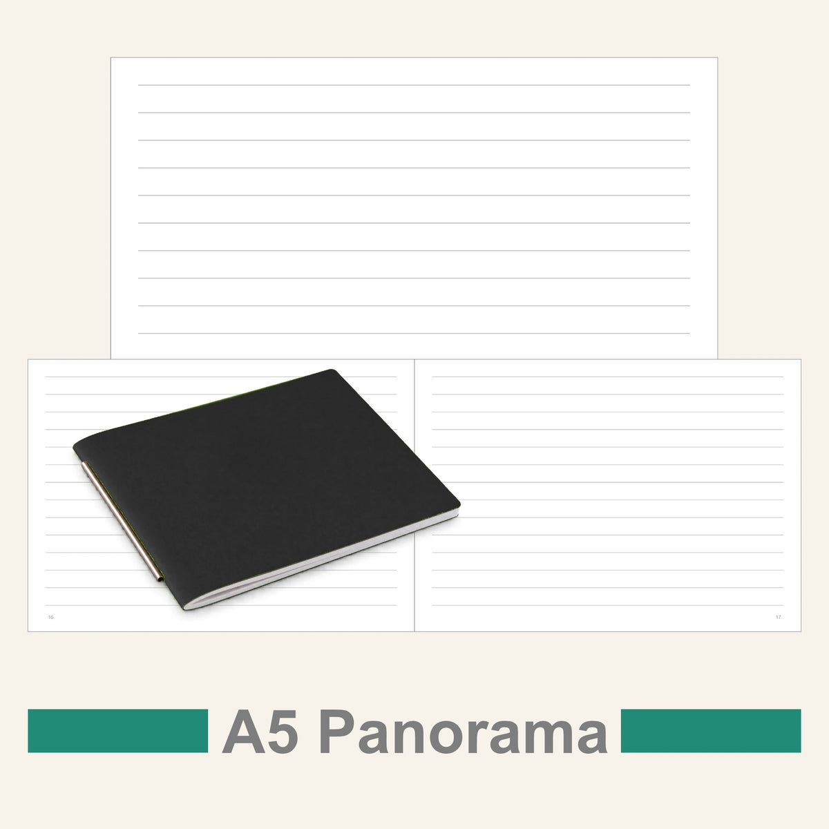 A5 Panorama Einlagen - Notizen