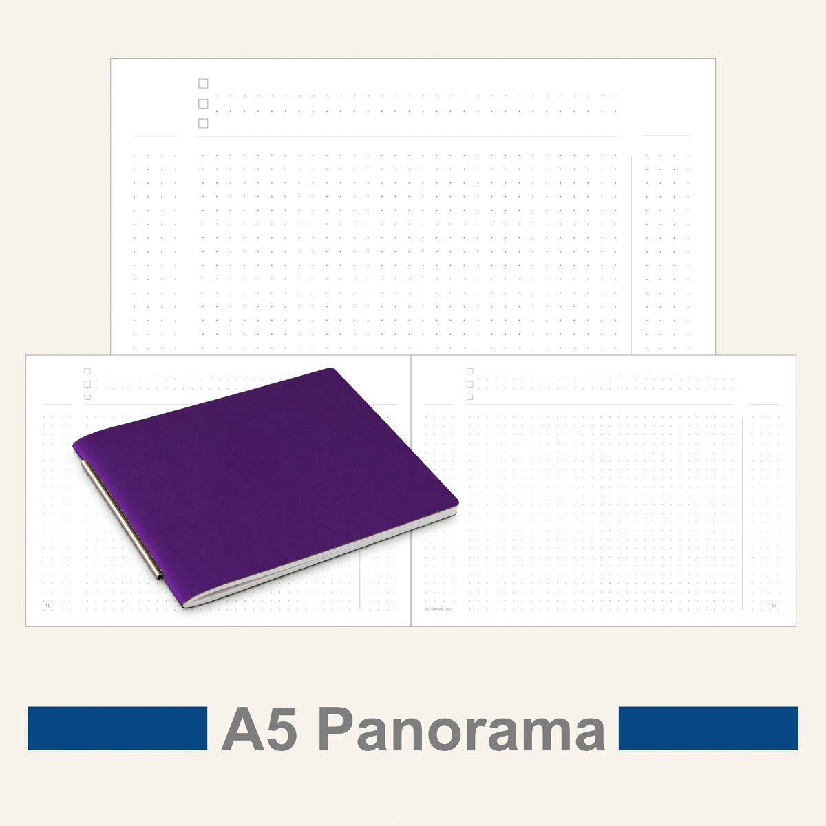 A5 Panorama Einlagen - Notizen