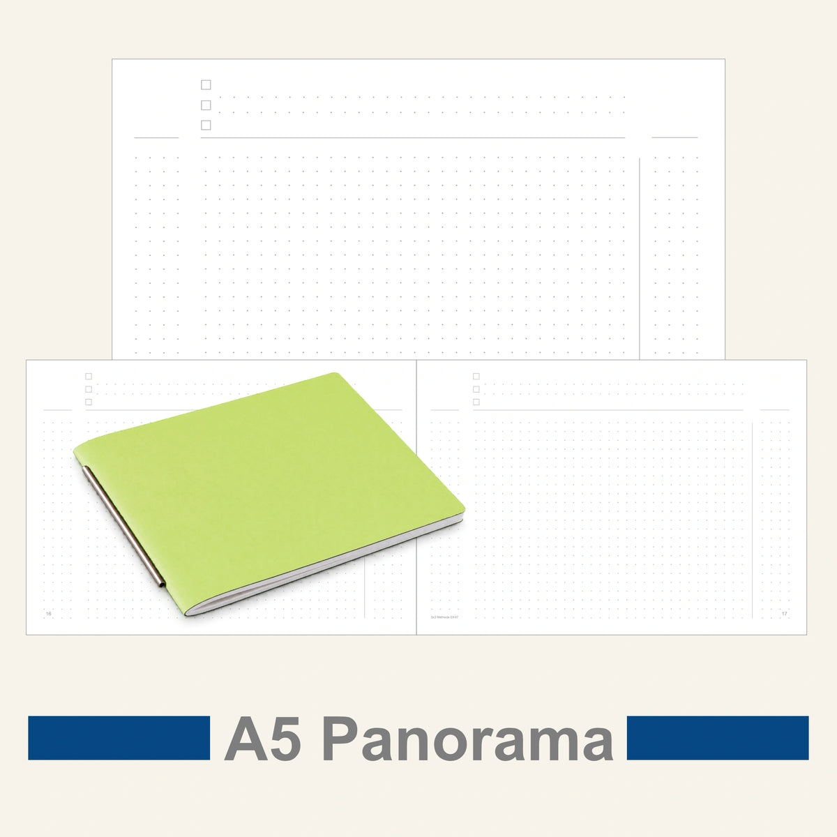 A5 Panorama Einlagen - Notizen