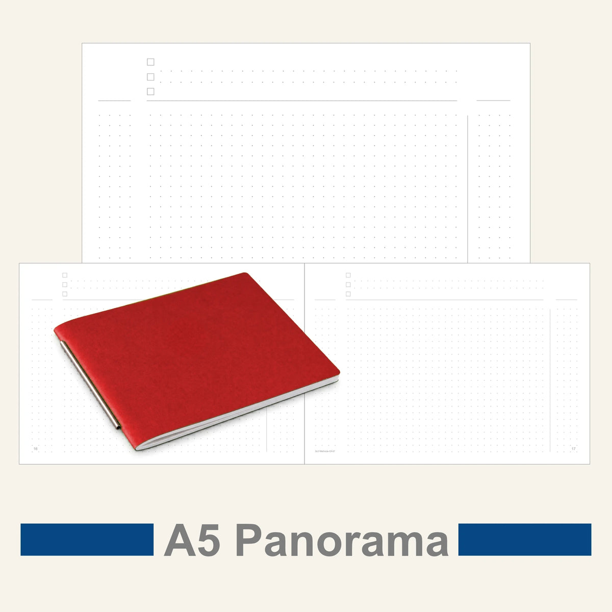 A5 Panorama Einlagen - Notizen