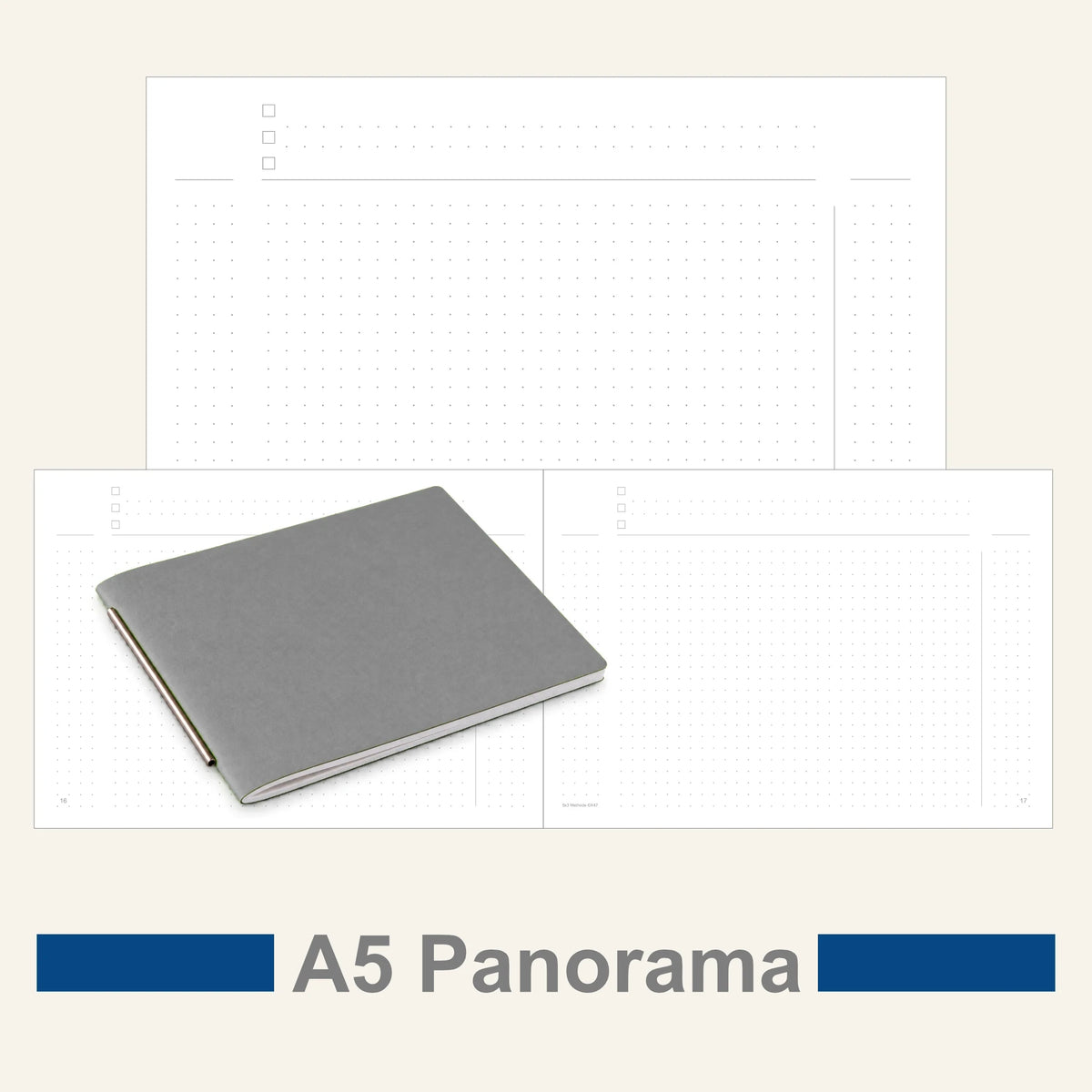 A5 Panorama Einlagen - Notizen