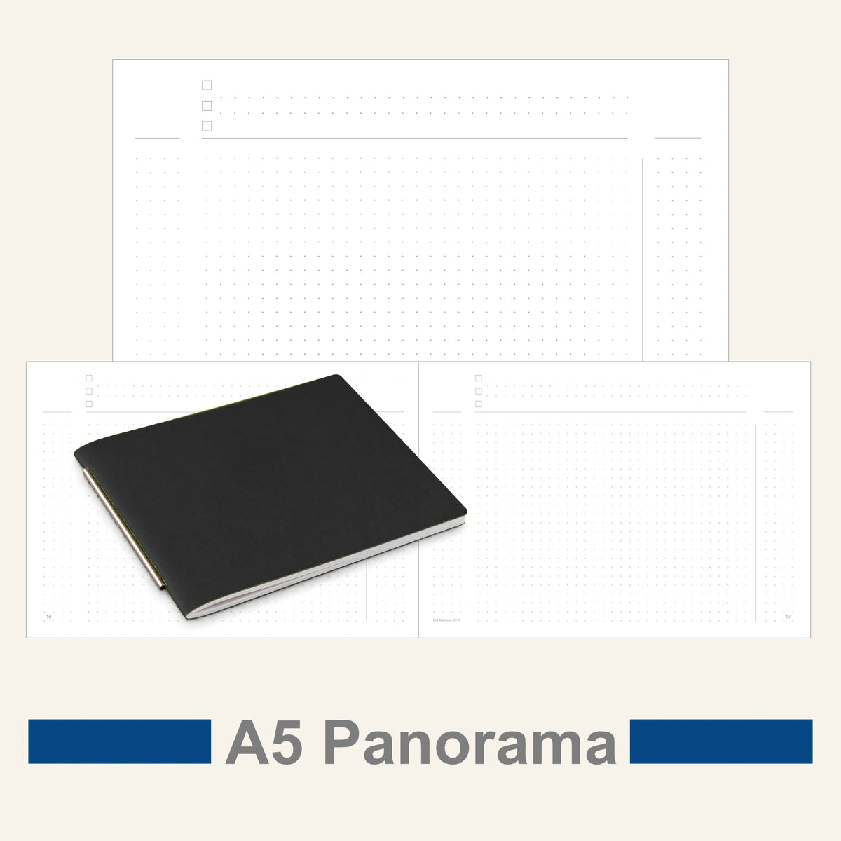 A5 Panorama Einlagen - Notizen