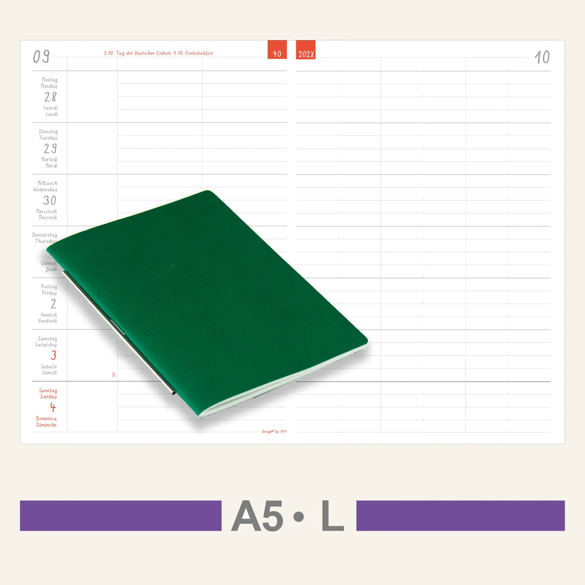 A5 Inserts - Calendar