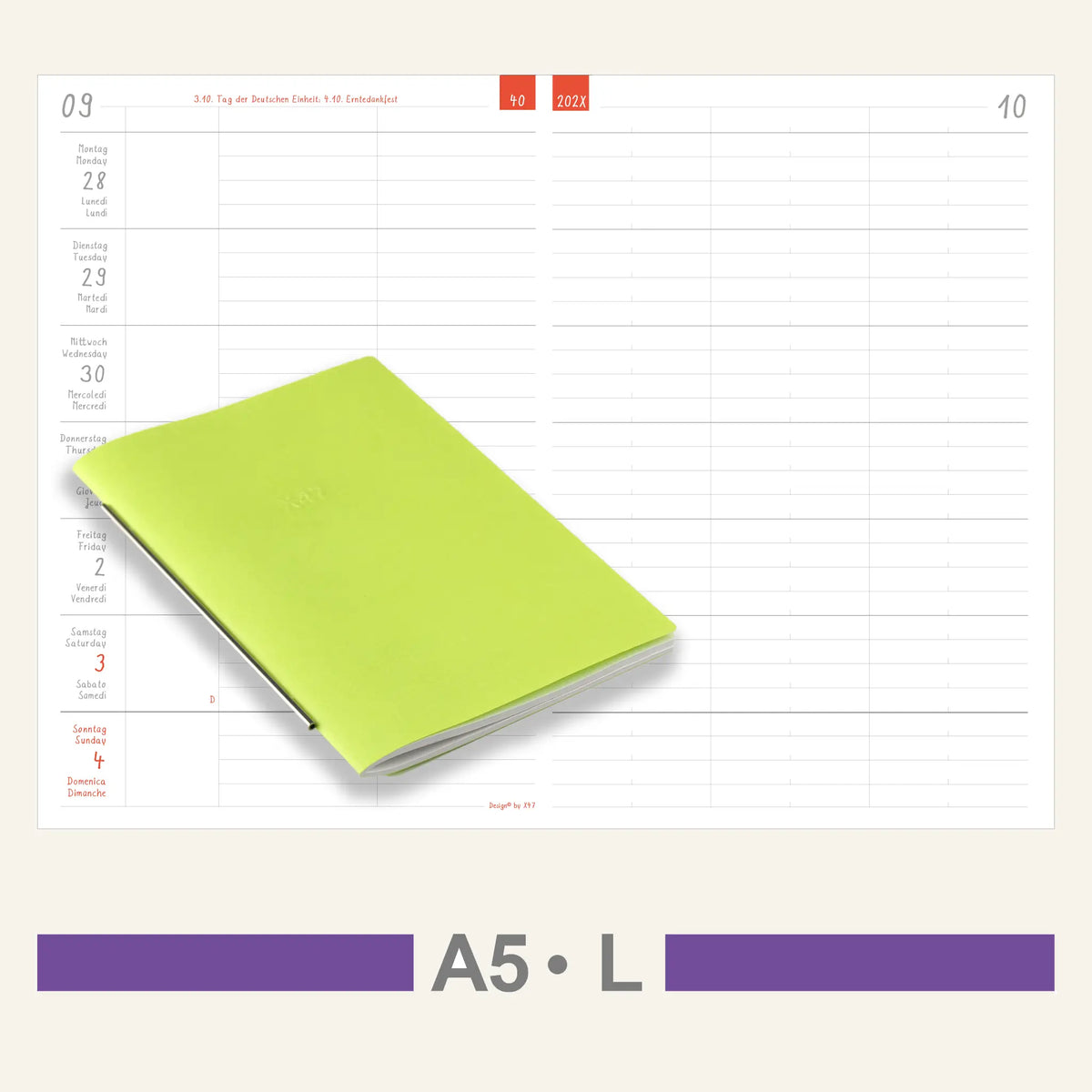 A5 Inserts - Calendar
