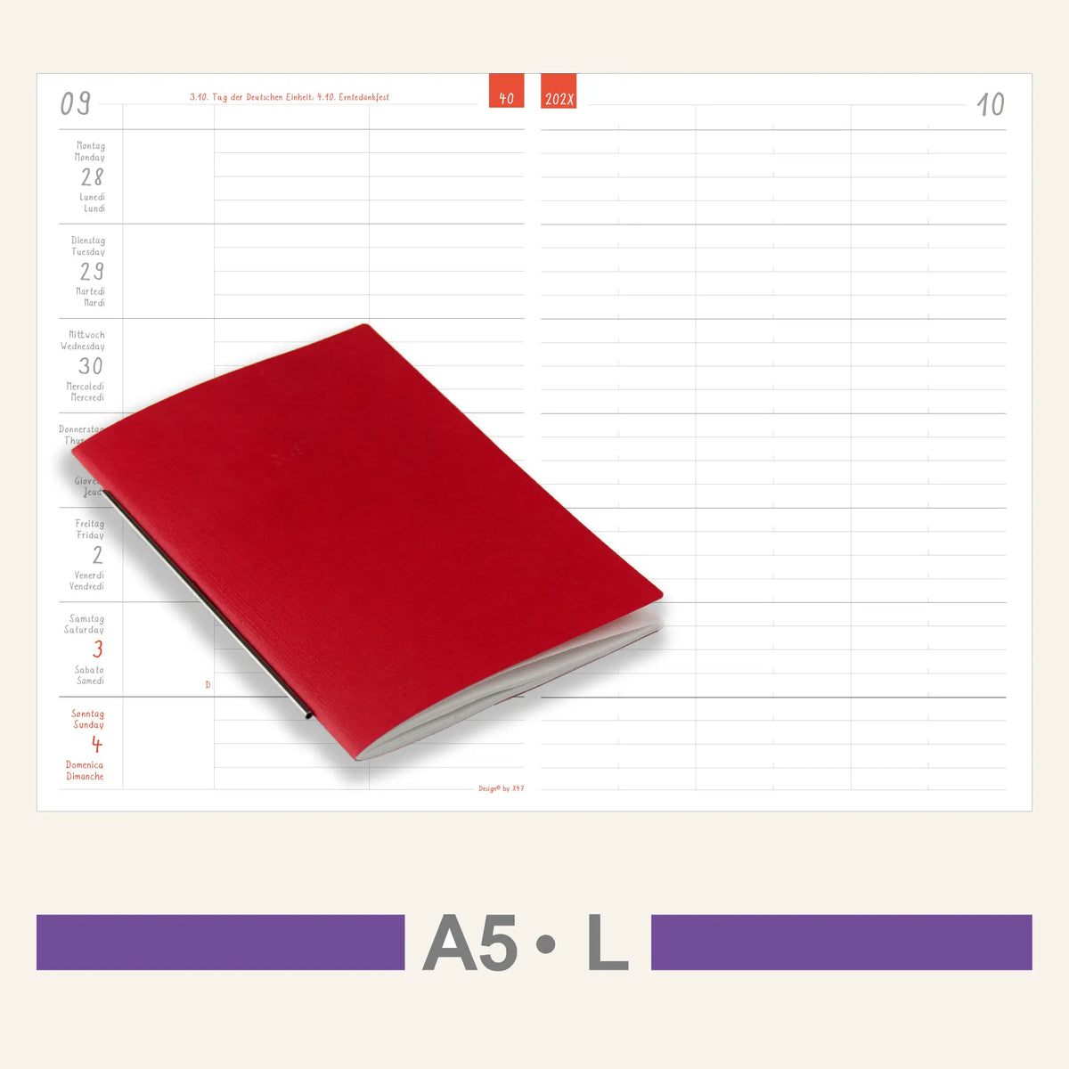 A5 Inserts - Calendar