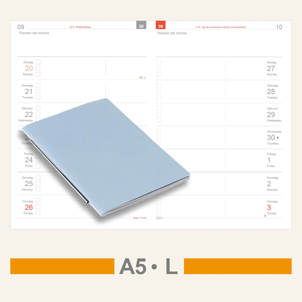 A5 Inserts - Calendar