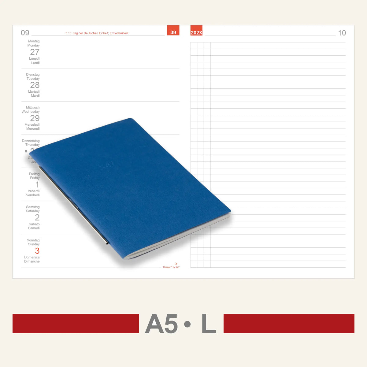 A5 Inserts - Calendar