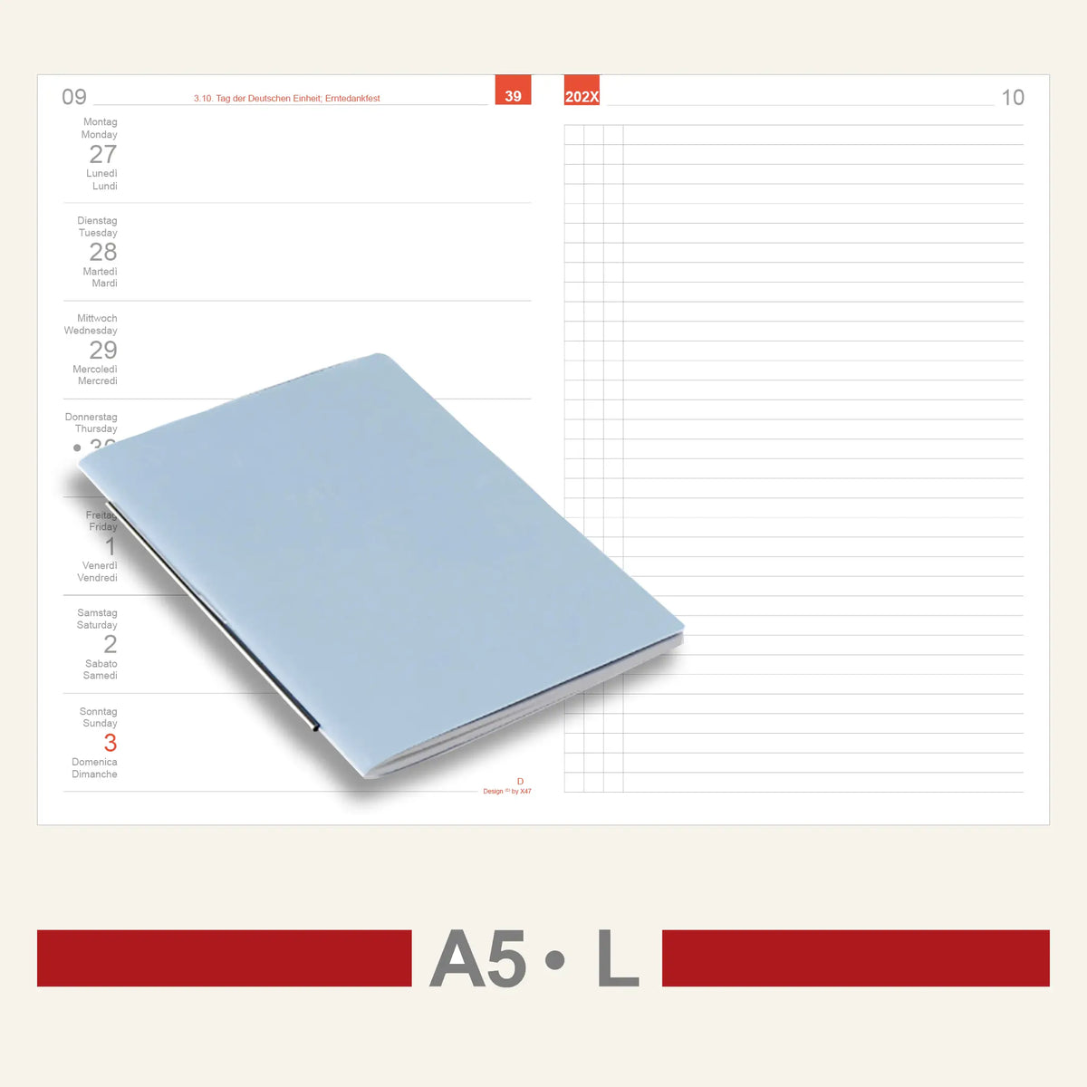 A5 Inserts - Calendar