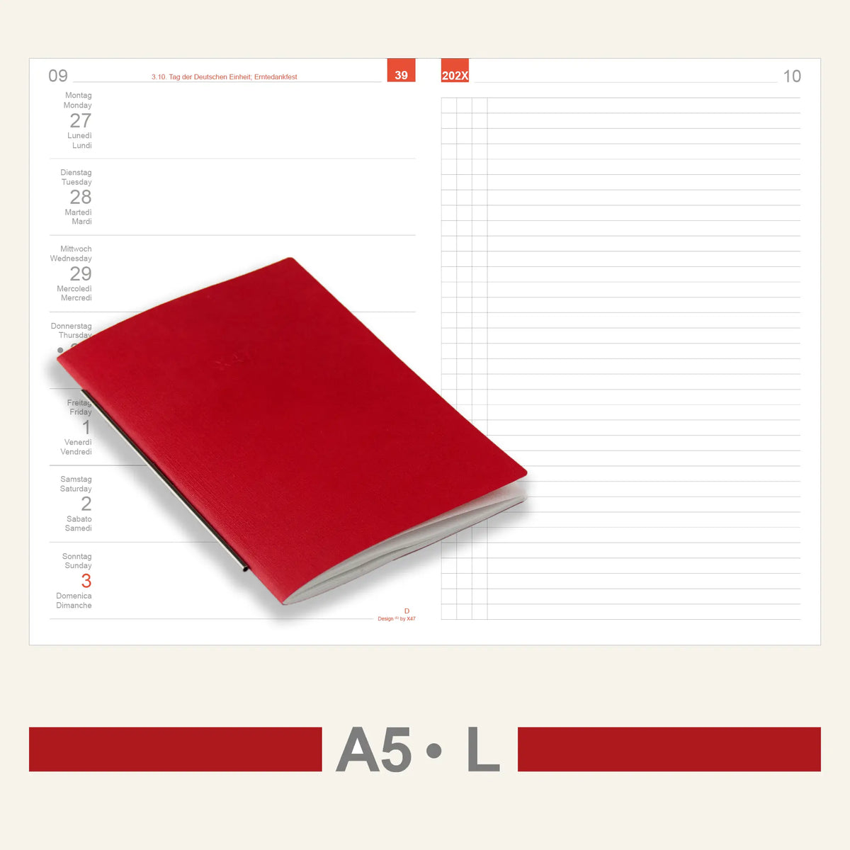 A5 Inserts - Calendar