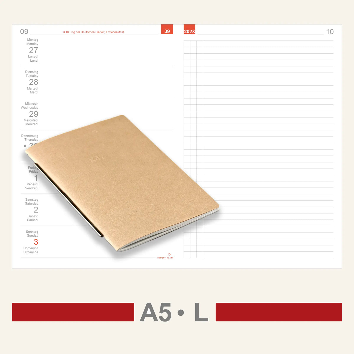 A5 Inserts - Calendar