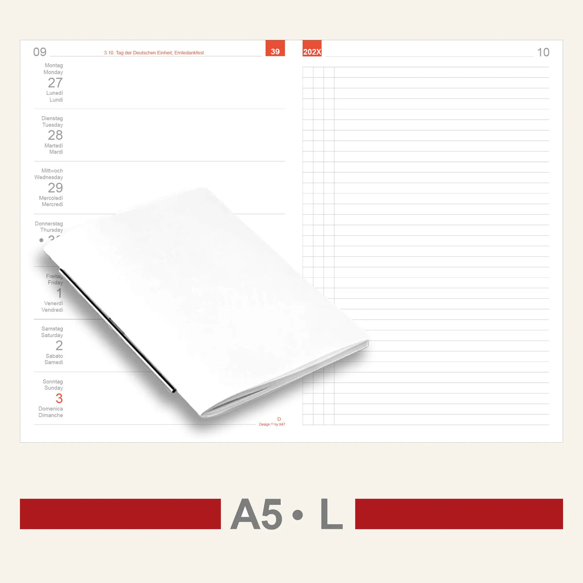 A5 Inserts - Calendar