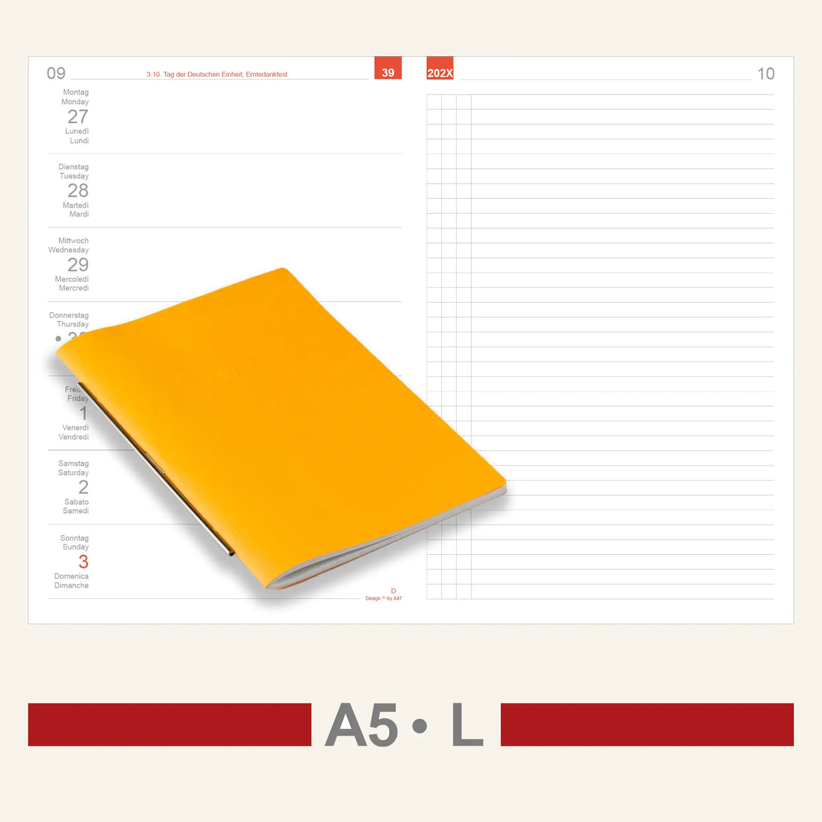 A5 Inserts - Calendar