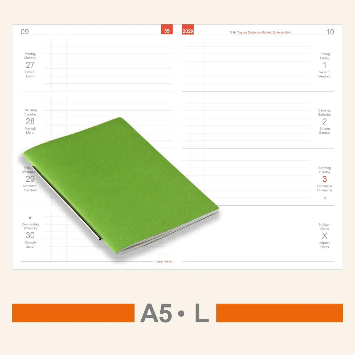 A5 Inserts - Calendar