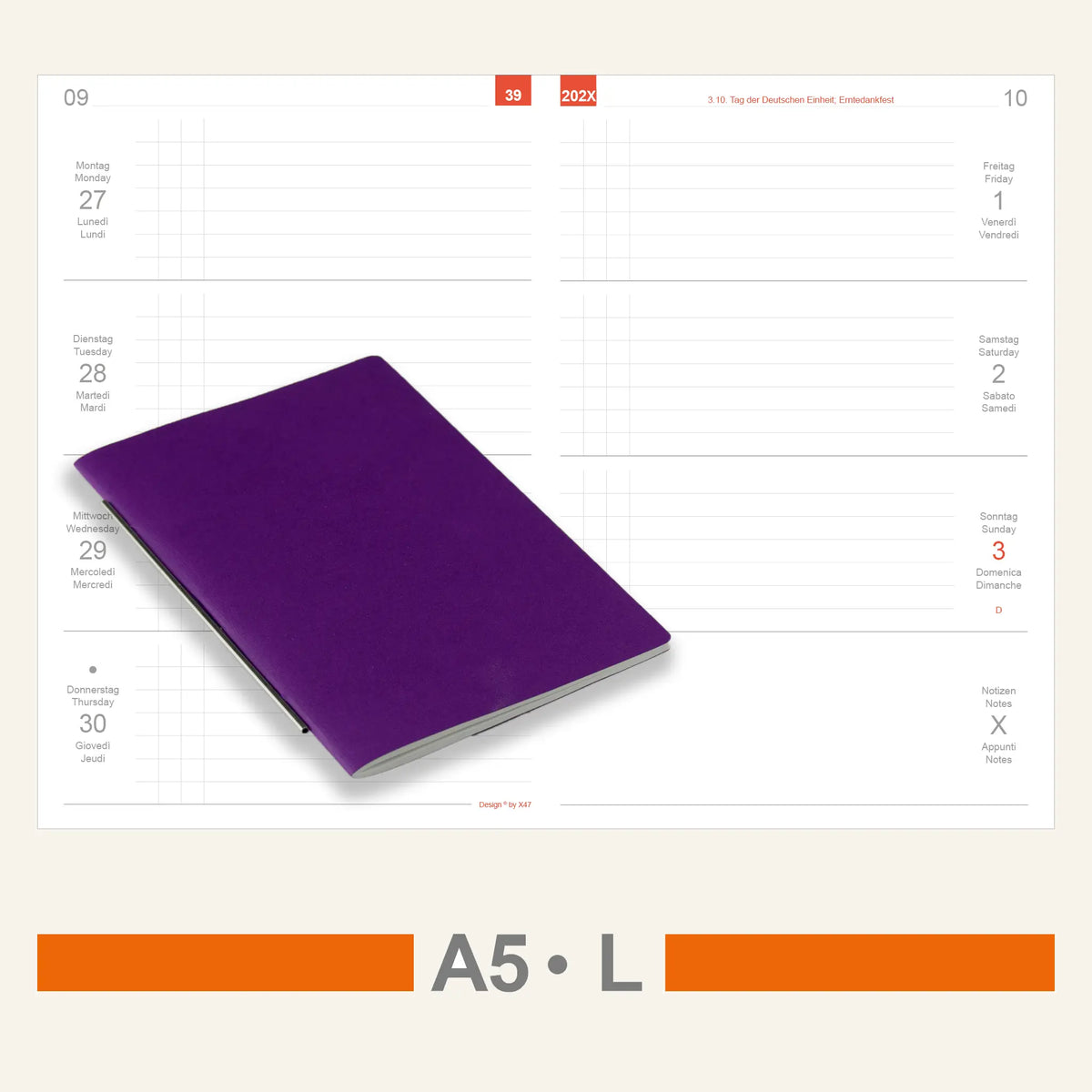 A5 Inserts - Calendar